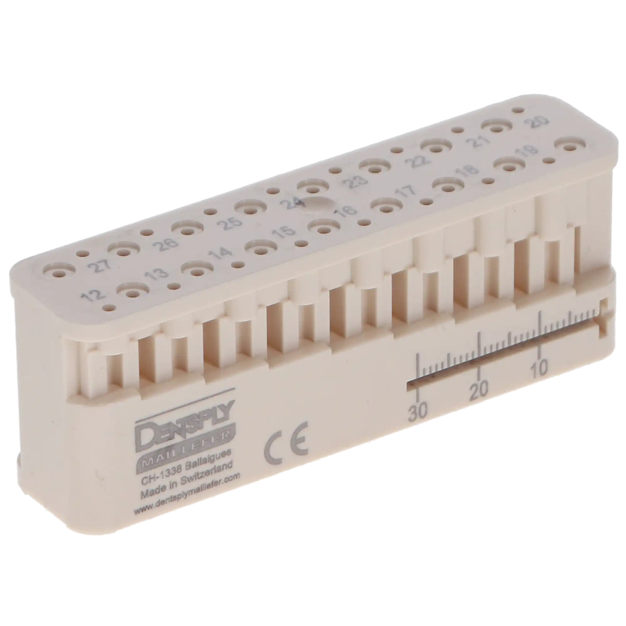 Dentsply Sirona FileMate Measuring Block, 32 Half-Millimeter Depth Guides, Autoclavable Plastic, 1/Pk, 671677 thumbnail 9