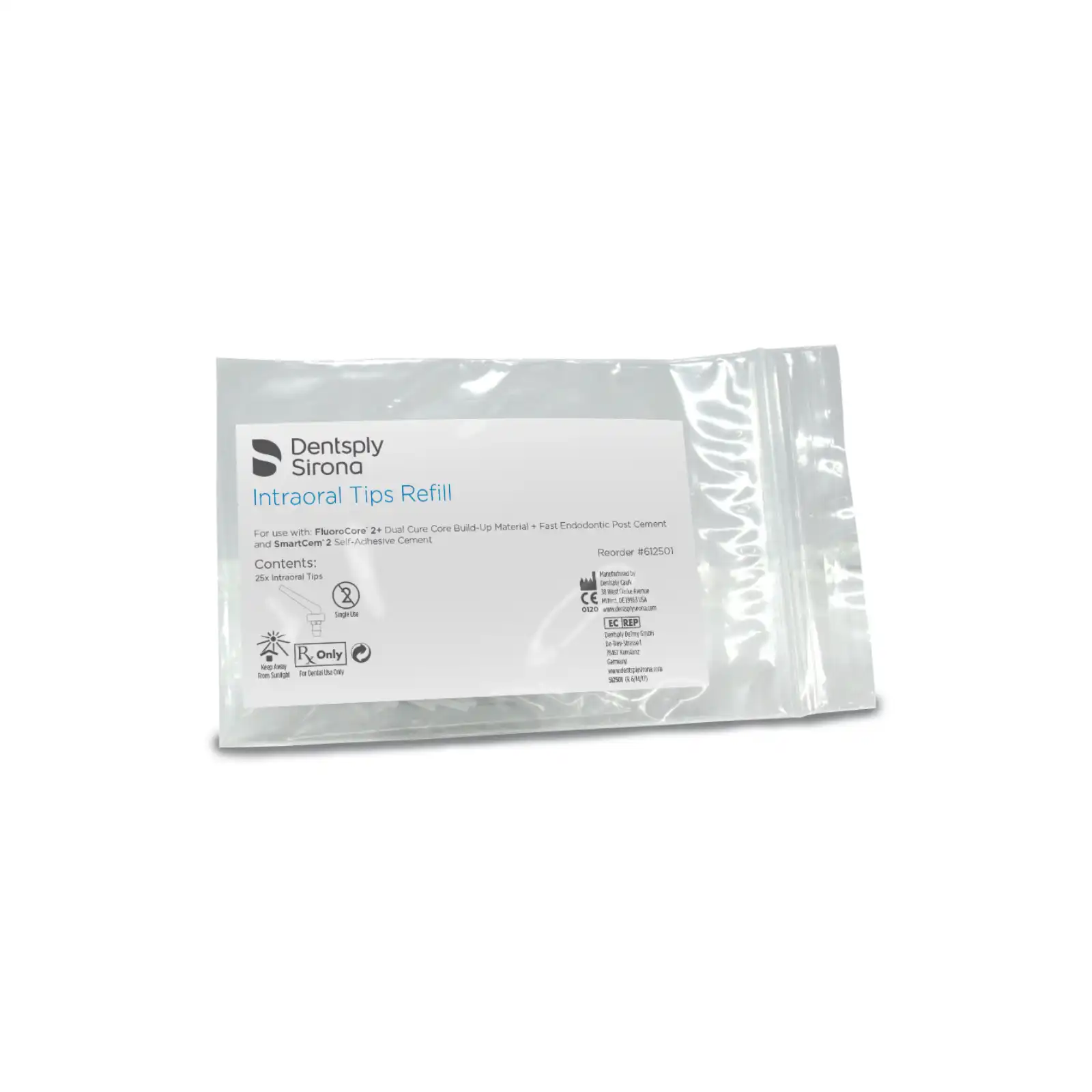 FluoroCore 2+ Intraoral Tips Refill, Clear, 25/Pkg, 612501 thumbnail 3
