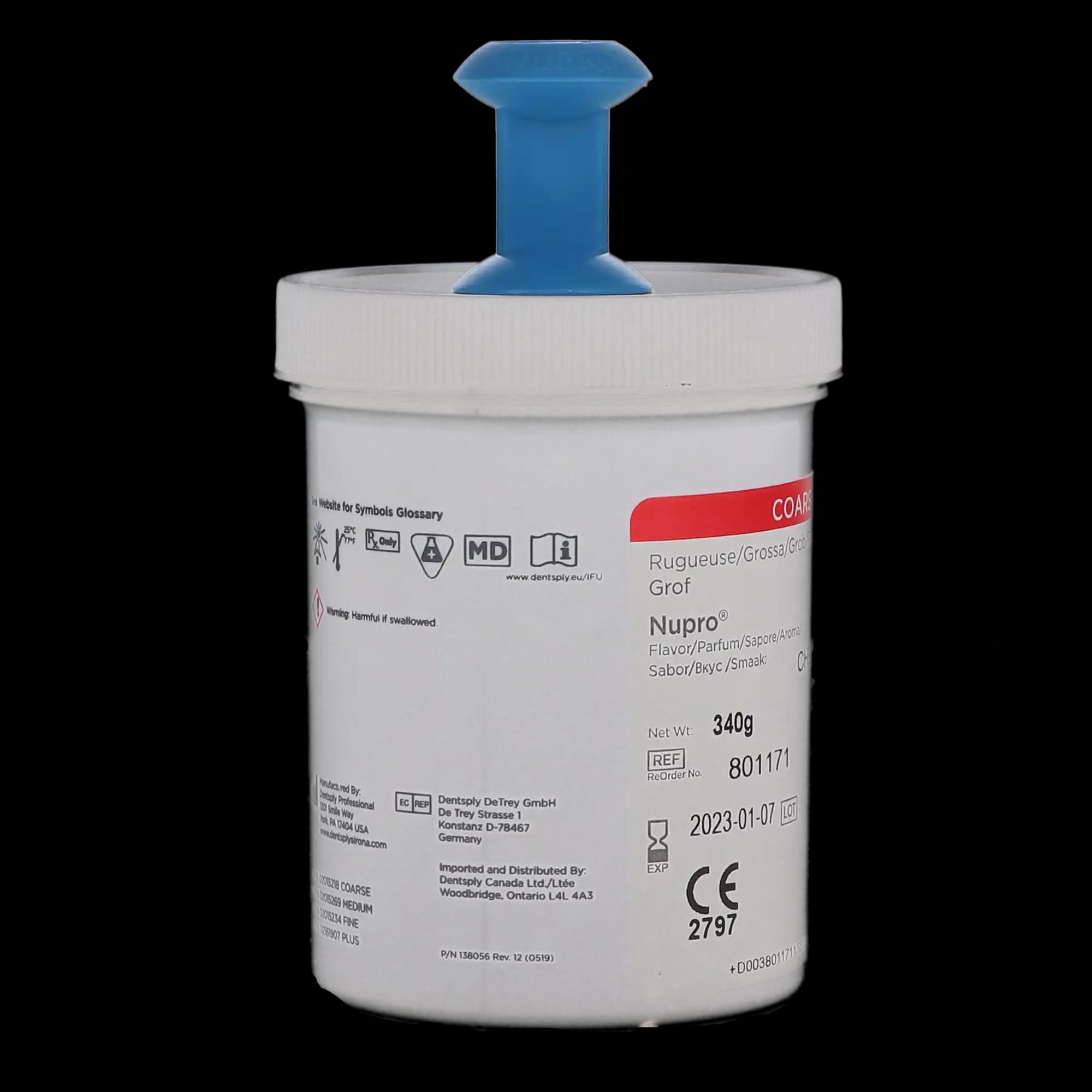 NUPRO® Prophy Paste with Fluoride, Coarse Grit, Cherry Blast, 12 oz Jar, 801171 thumbnail 10