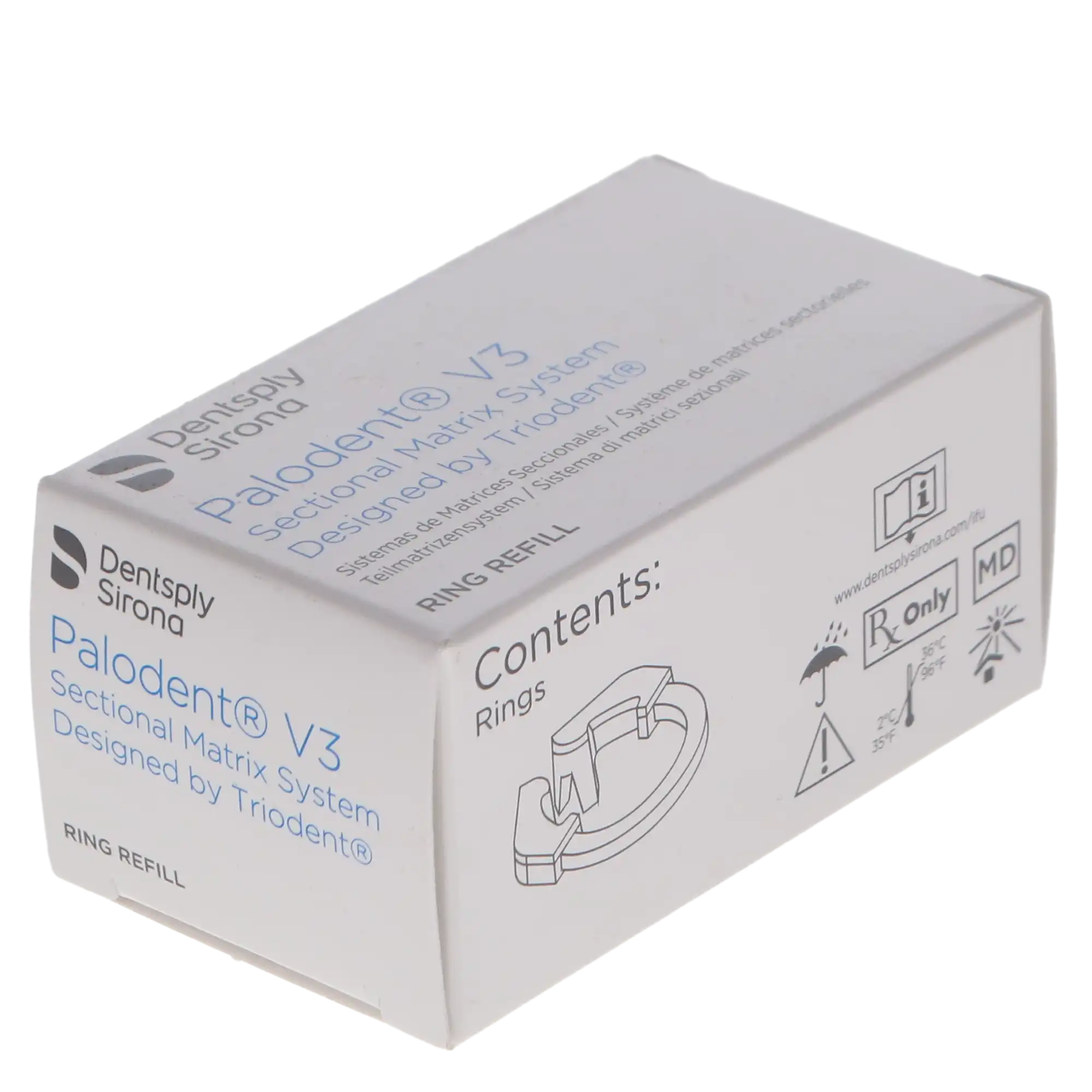 Palodent Plus Sectional Matrix System Ring Refill, Narrow, Dark Blue, 1/Pk, 659770 thumbnail 3