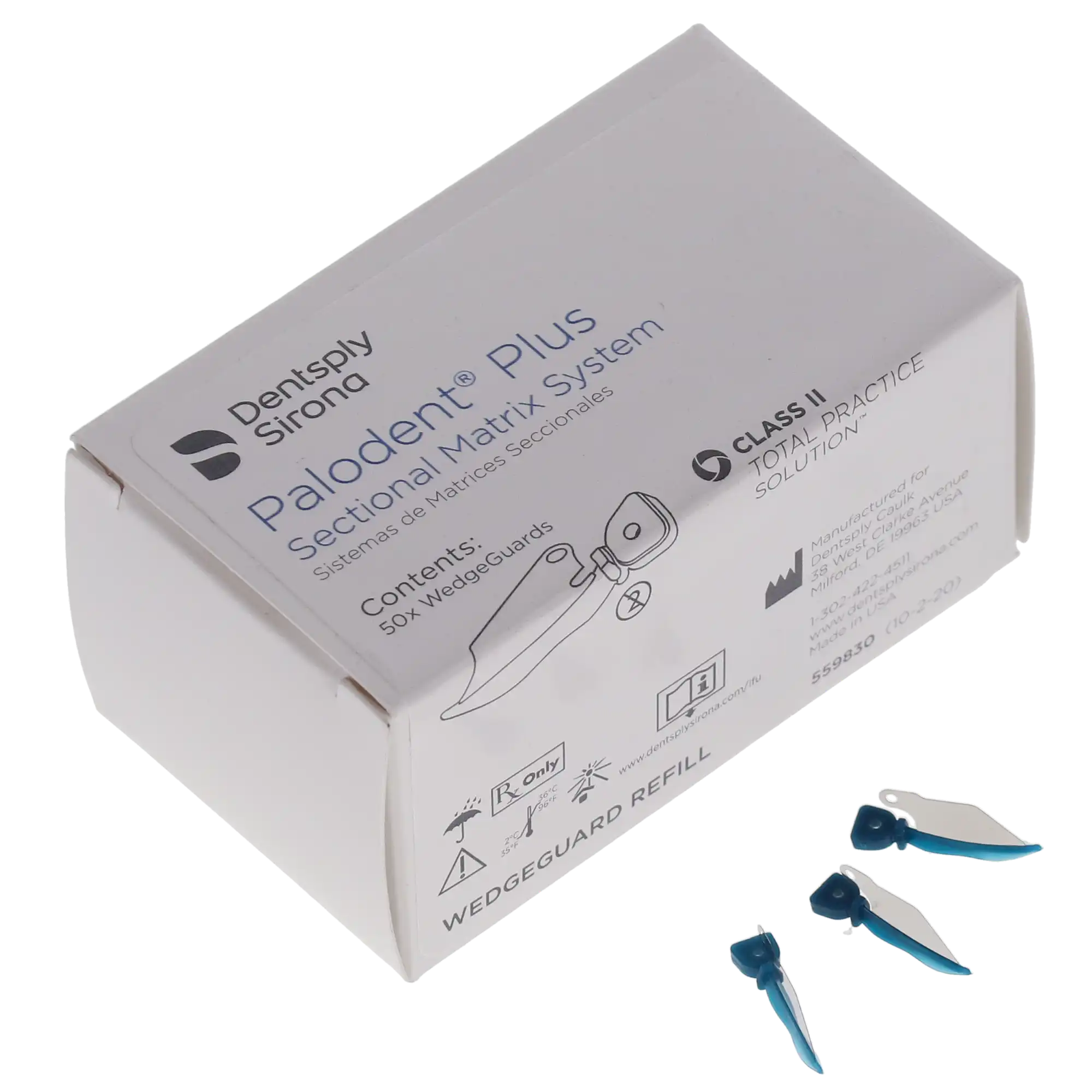 Palodent® Plus Sectional Matrix System WedgeGuard Refill, Small, Dark Blue, 50/Pk, 659830 thumbnail 7