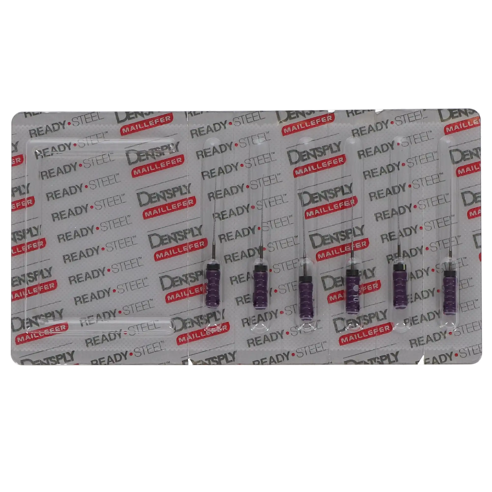 Ready-Steel Sterile Hedstrom Files, Stainless Steel, 25 mm, #10, Purple, 6/Pk, 6851025 thumbnail 6
