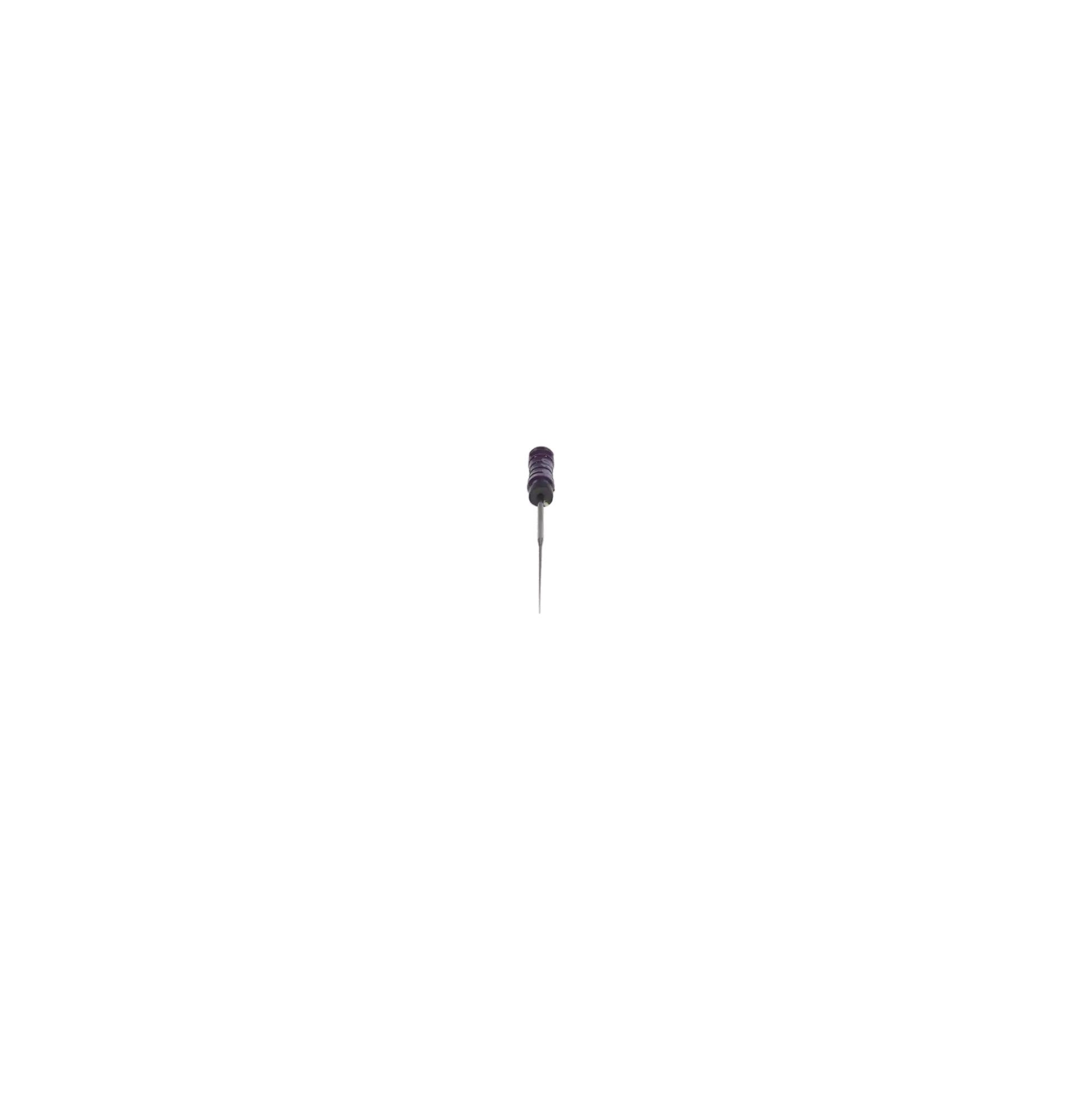 Ready-Steel Sterile Hedstrom Files, Stainless Steel, 31 mm, #10, Purple, 6/Pk, 6851031 thumbnail 4