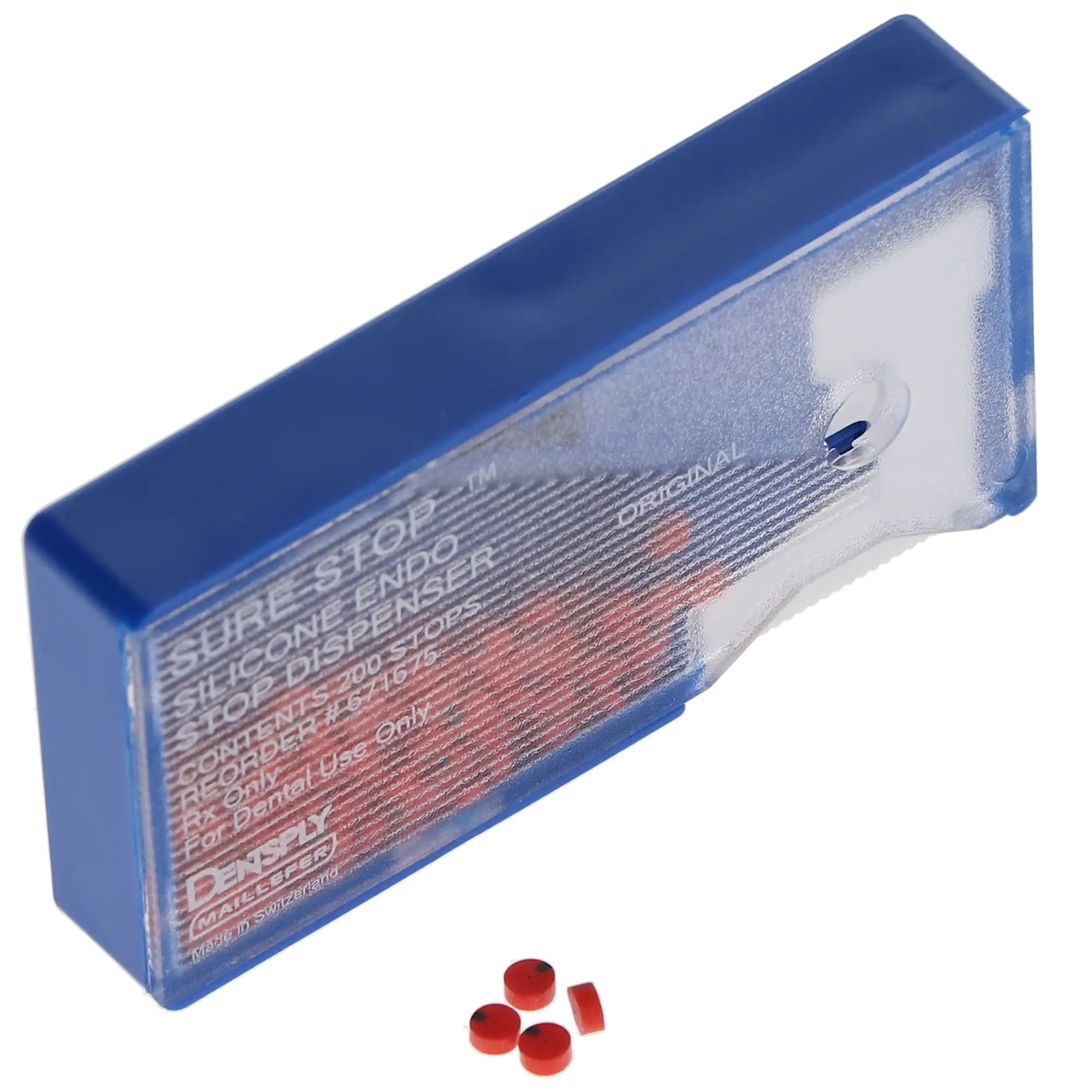 Sure-Stop Silicone Endo Stops with Dispenser, Red, 200/Pk, 1.5mm, 671675 thumbnail 5