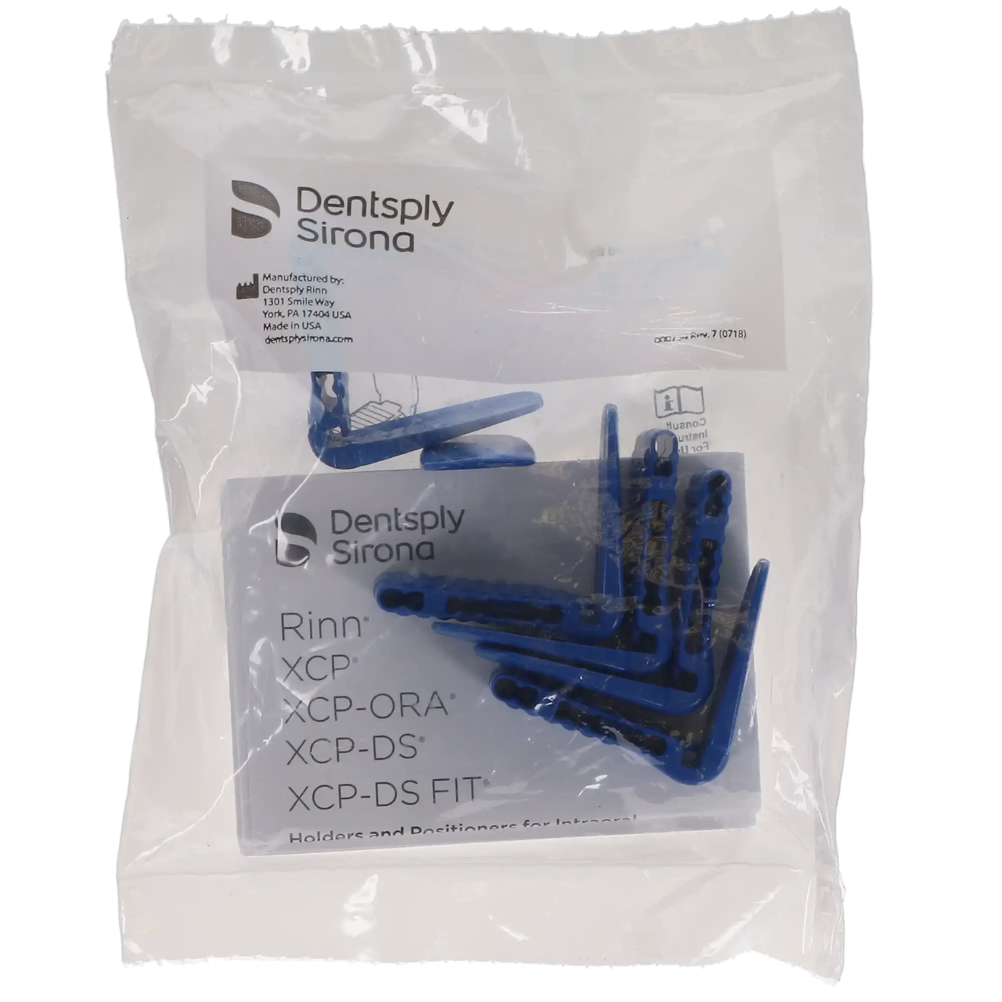 Rinn XCP Color-Coded Anterior Biteblocks, Blue, 6/Pkg, 540867 thumbnail 6