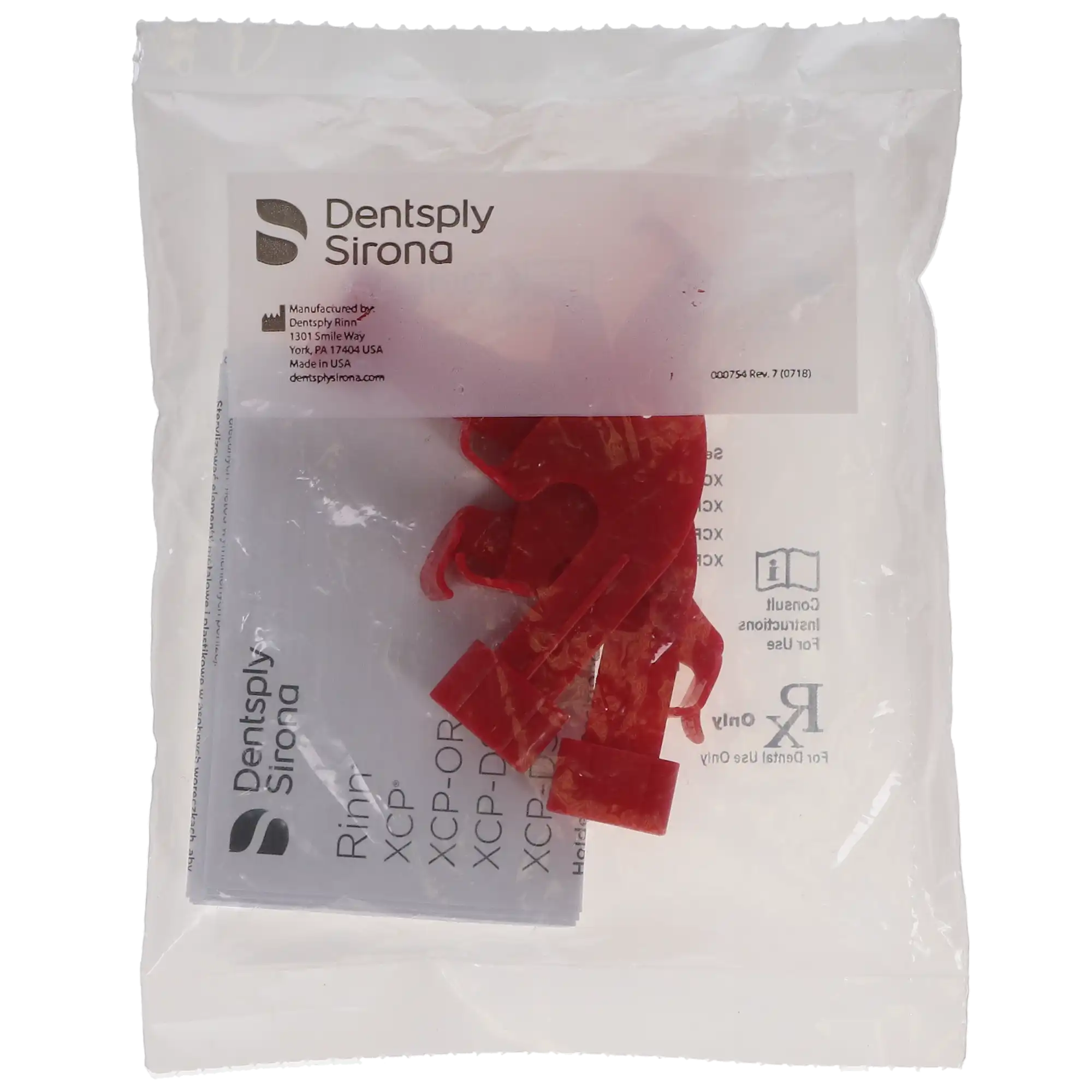 XCP-DS Bite Wing Biteblock for Carestream/Kodak 5100/6100/6500 Digital Sensors, Red, #2 Horizontal, 3/Pack, 553016 thumbnail 6