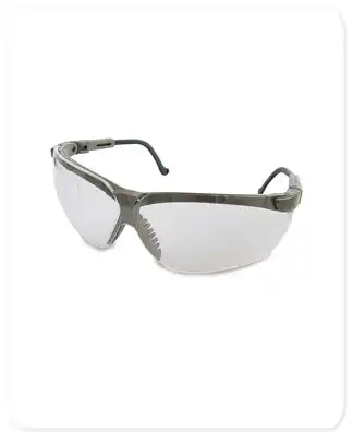 UVEX Genesis Safety Eyewear, Clear Lens, Black Frame, 1/Pk, 355810 thumbnail 9