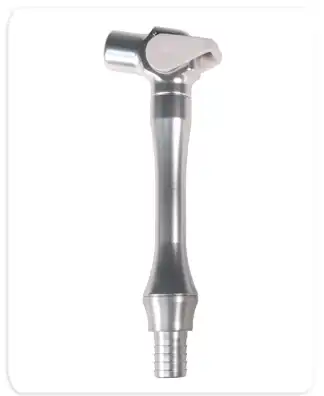 Bull Frog Ergo Vac 110 Degree HVE Handpiece, Aluminum, with 1/2" Swivel Tubing Adapter, Autoclavable, 1/Pk, B11171 thumbnail 2