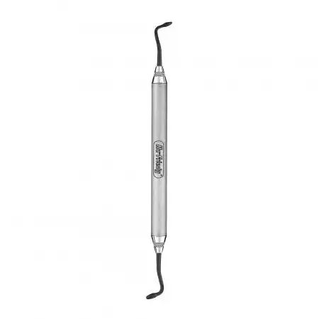 Hu-Friedy XTS Composite Instrument, Medium/Large Contact Forming, Double End, #6S Smooth Satin Steel Handle, TNCFIM/L thumbnail 2
