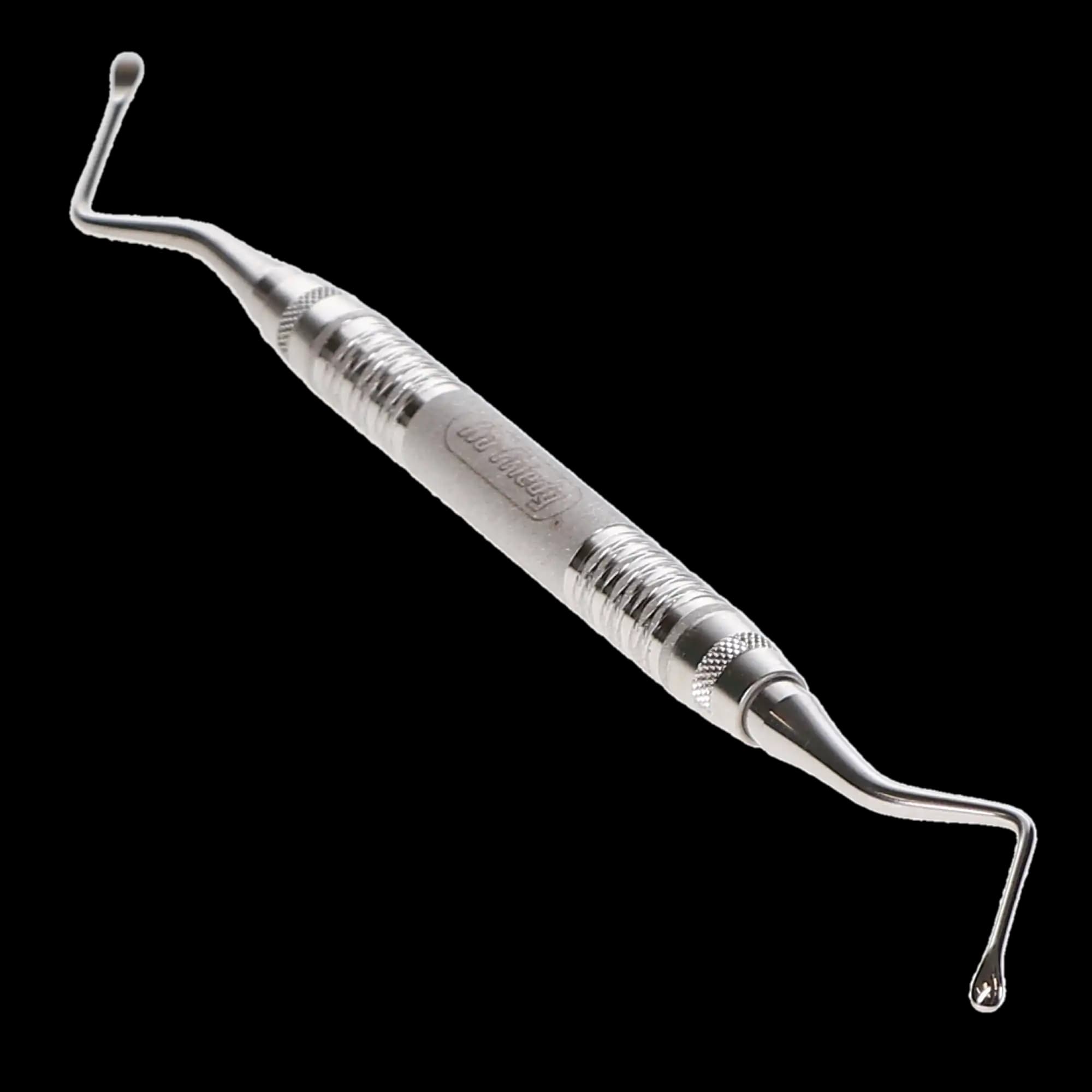 Hu-Friedy #86 Lucas Double-End Surgical Curette with #6 Satin Steel Handle, 1/Pk, CL866 thumbnail 3