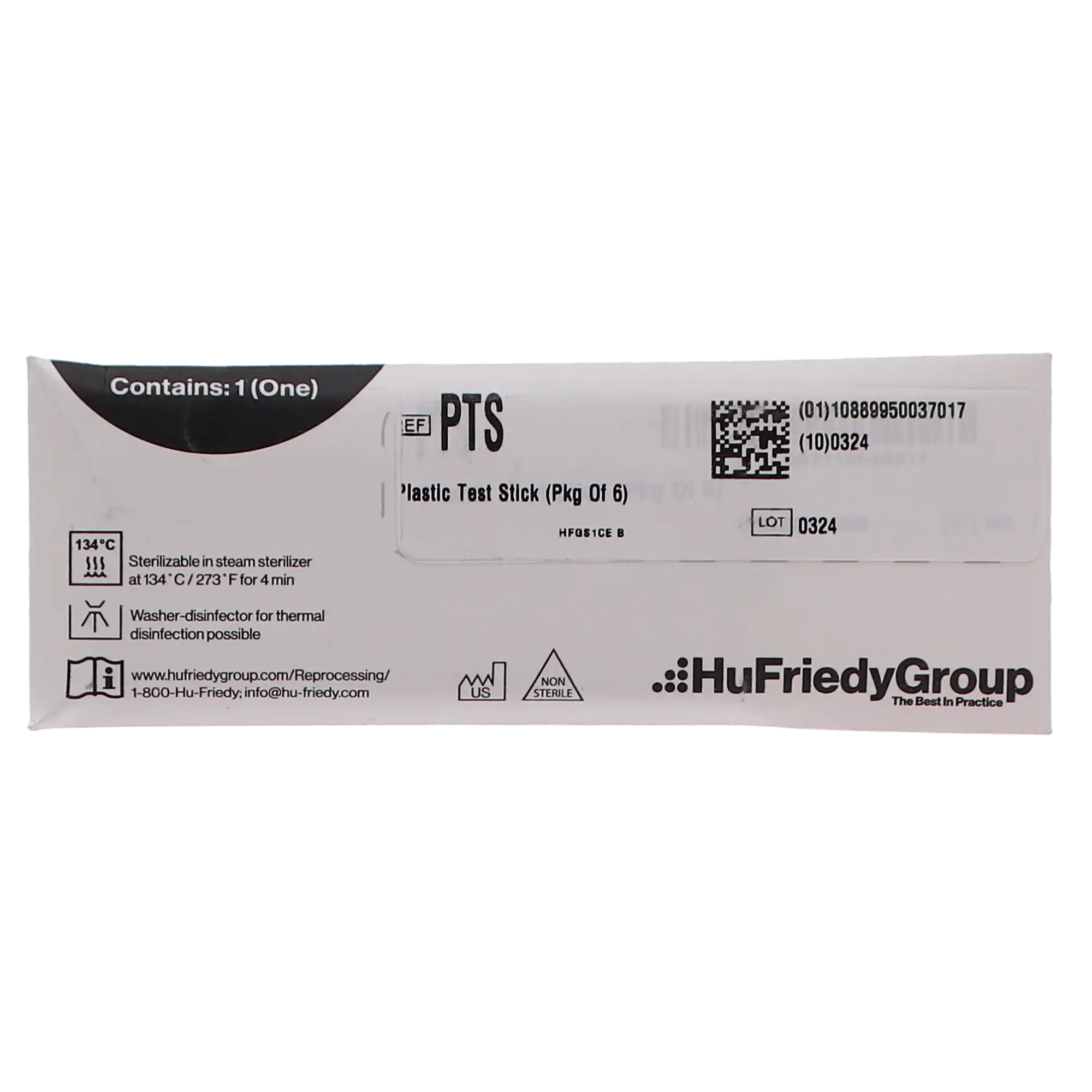 Hu-Friedy Plastic Test Sticks, 3" x 1/4", Autoclavable, 6/Pk, PTS thumbnail 4