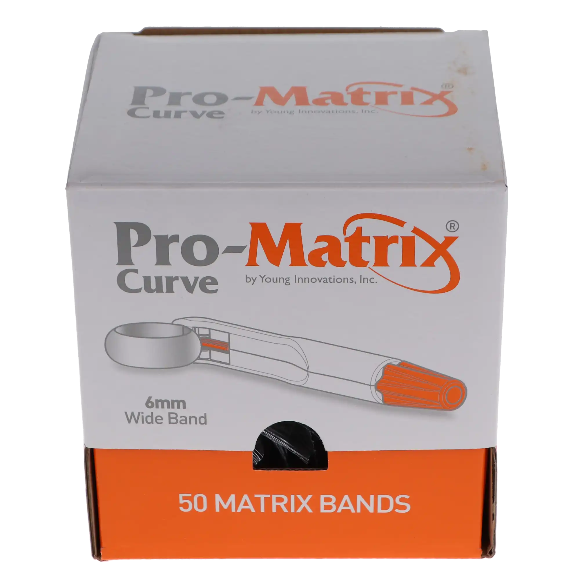 Young Dental Pro-Matrix Curve Contoured Matrix Bands, Wide, 6 mm, Orange, 50/Pk, 19006 thumbnail 12
