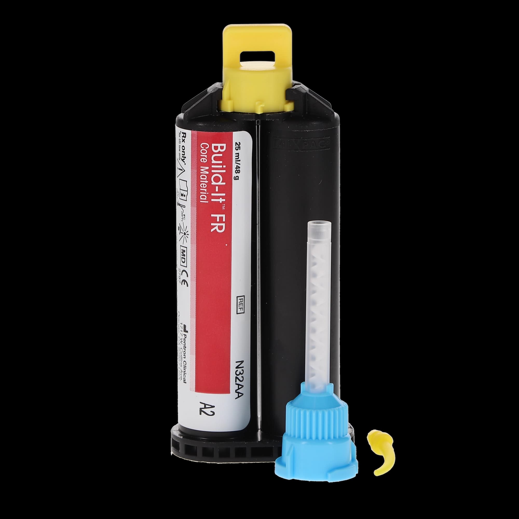 Pentron Build-It FR Fiber-Reinforced Core Build-Up Material, Dual-Cure, Shade A2, 25 mL Auto-Mix Cartridge Refill, N32AA thumbnail 10