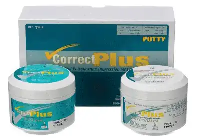 Correct Plus VPS Impression Material, Auto-Mix Putty, Regular Set, 50 ml Cartridges, 4/Pk, Q34HA thumbnail 2