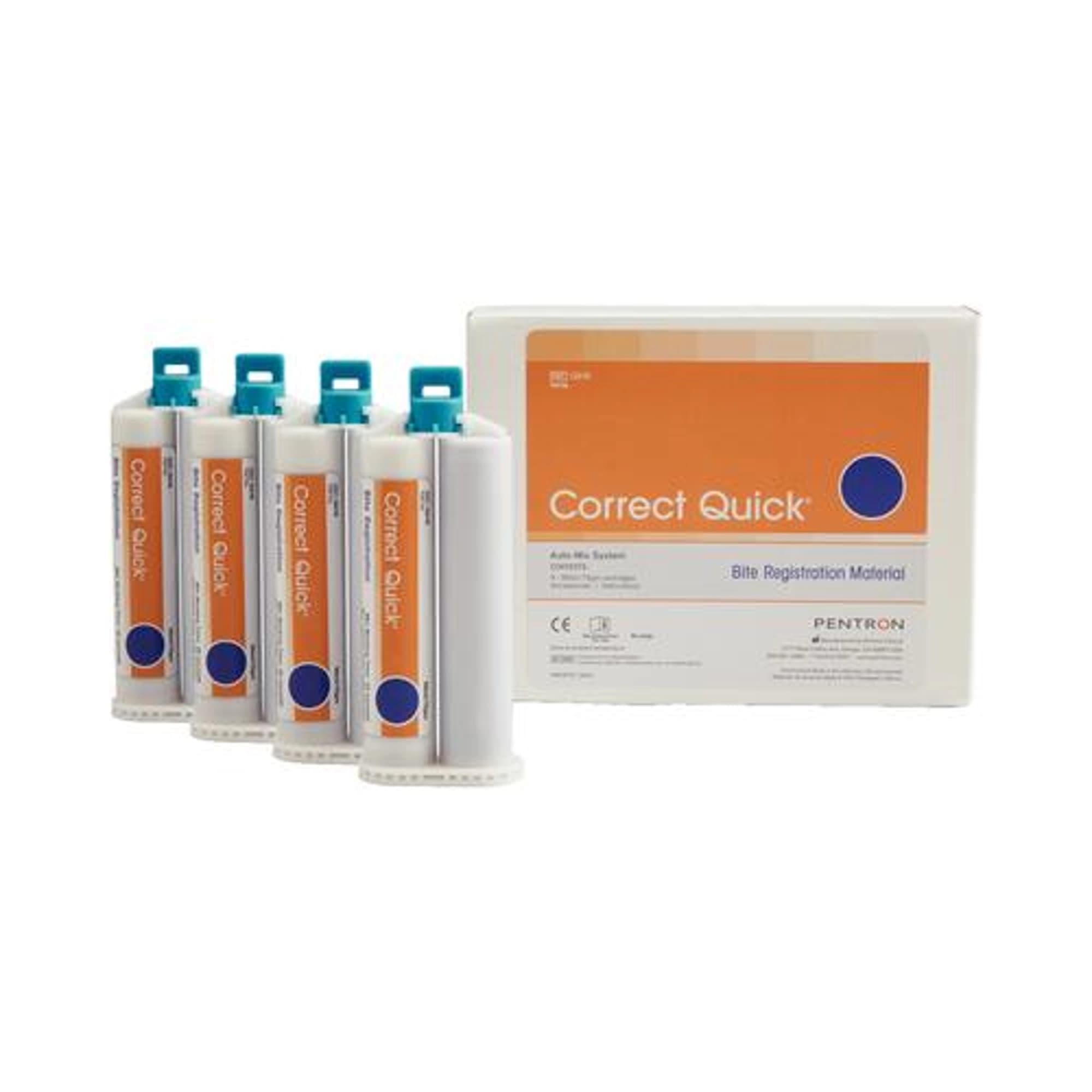 Correct Quick Bite VPS Bite Registration Material, Fast Set, 50 ml Cartridges, 4/Pk, Q31E thumbnail 2