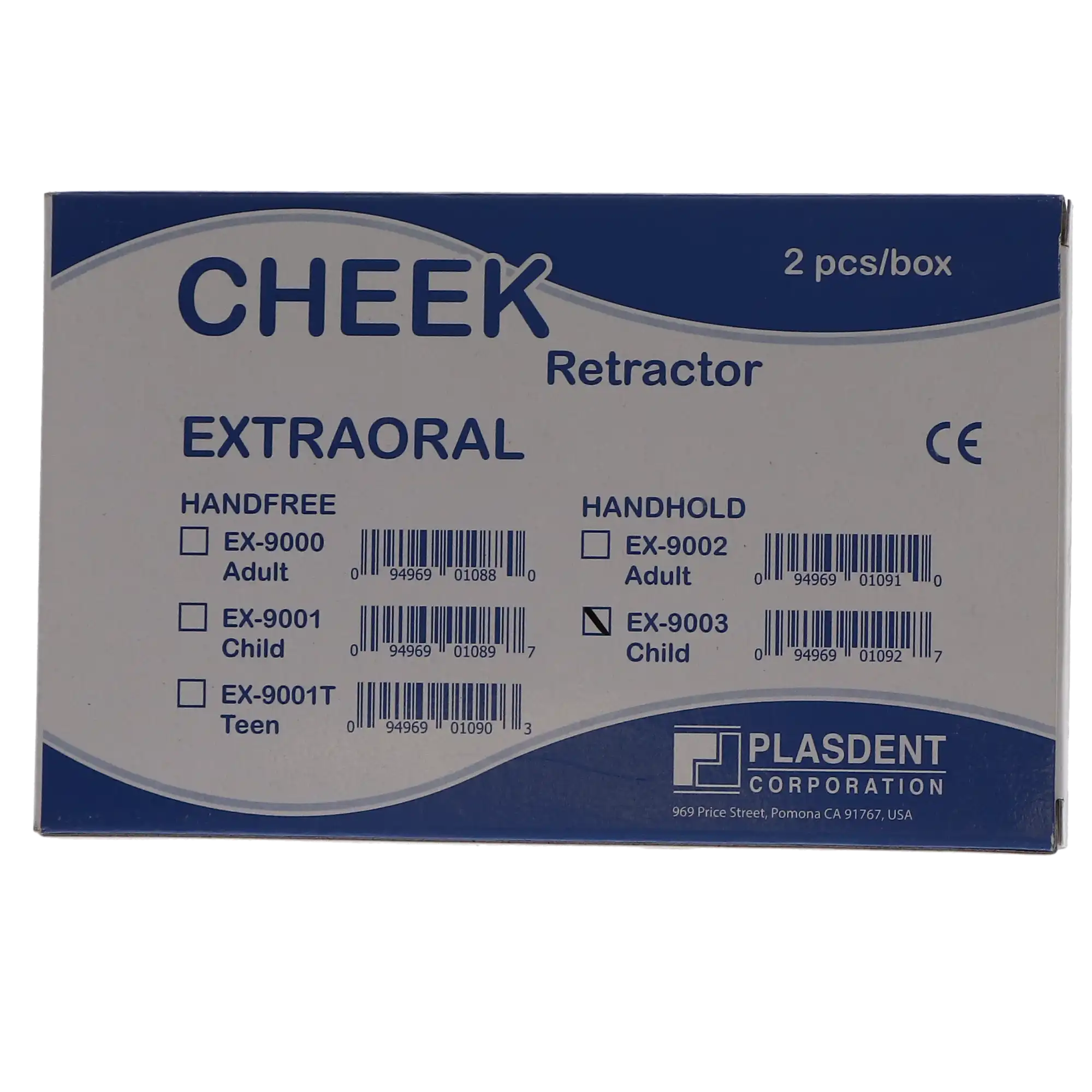 Extand Handheld Cheek Retractors, Child, Clear, Autoclavable, 2/Pk, EX-9003 thumbnail 4