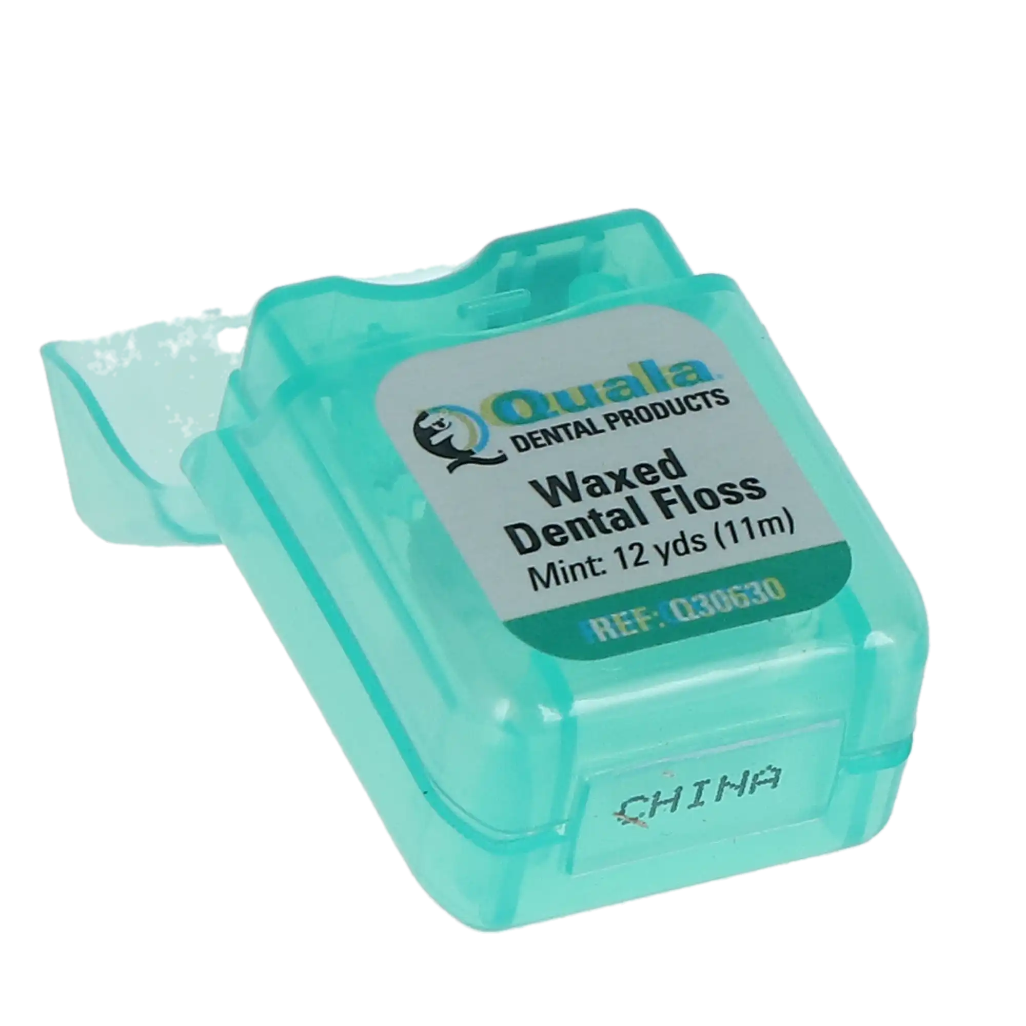 Quala Nylon Dental Floss, Waxed Mint, Shred-Resistant, Patient-Size 12 yd Dispenser, 72/Box, Q30630 thumbnail 2