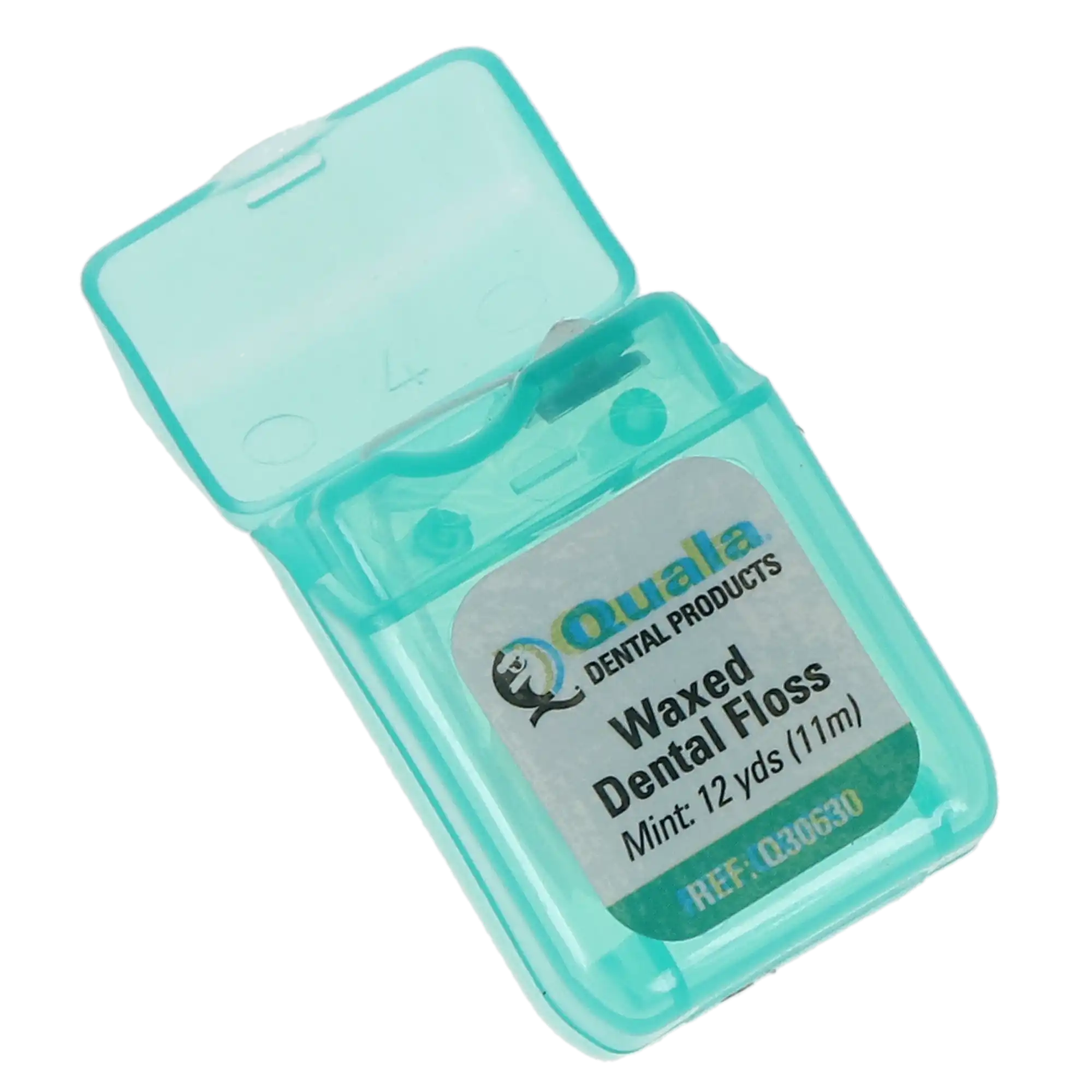Quala Nylon Dental Floss, Waxed Mint, Shred-Resistant, Patient-Size 12 yd Dispenser, 72/Box, Q30630 thumbnail 3