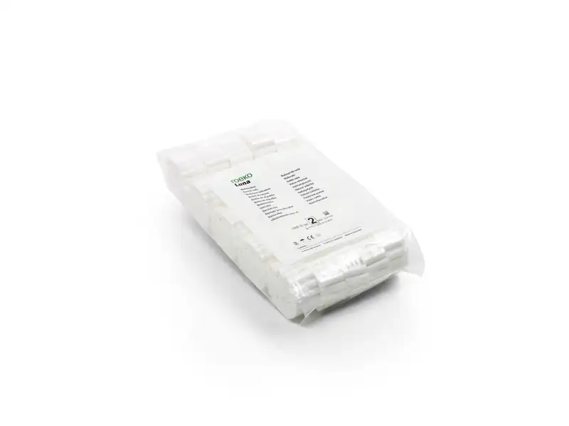 Roeko Luna Dental Cotton Rolls, Size #1 (1 1/2" x 5/16"), Non-Sterile, White, 1000/Bag, 104001 thumbnail 2