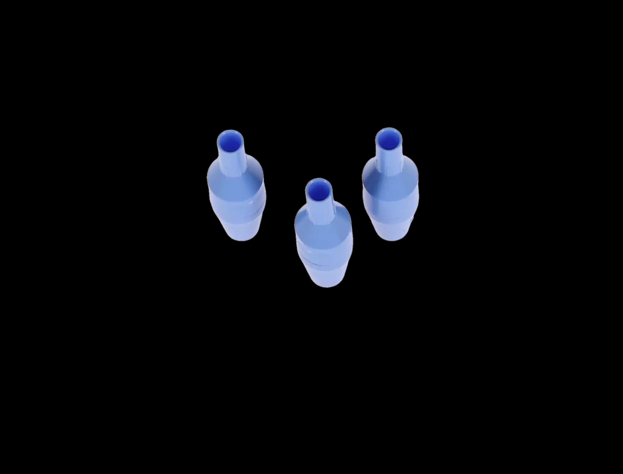 Crosstex SAFE-FLO SE Valve for Saliva Ejectors, Universal One-Way Backflow Prevention Valve, Blue, 100/Bag, M1010SUSE thumbnail 6