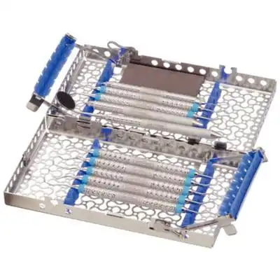 Hu-Friedy IMS Signature Series Double-Decker Cassette, 8-Instrument, Two-Tier, Lavender, 3" x 8" x 1.5", 1/Pk, IM9086 thumbnail 2