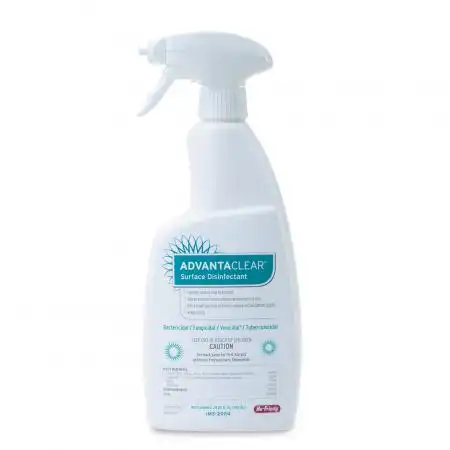 Hu-Friedy AdvantaClear Surface Disinfectant Spray, 24 oz Spray Bottle, Ready-to-Use, Fragrance-Free, IMS-2024 thumbnail 3