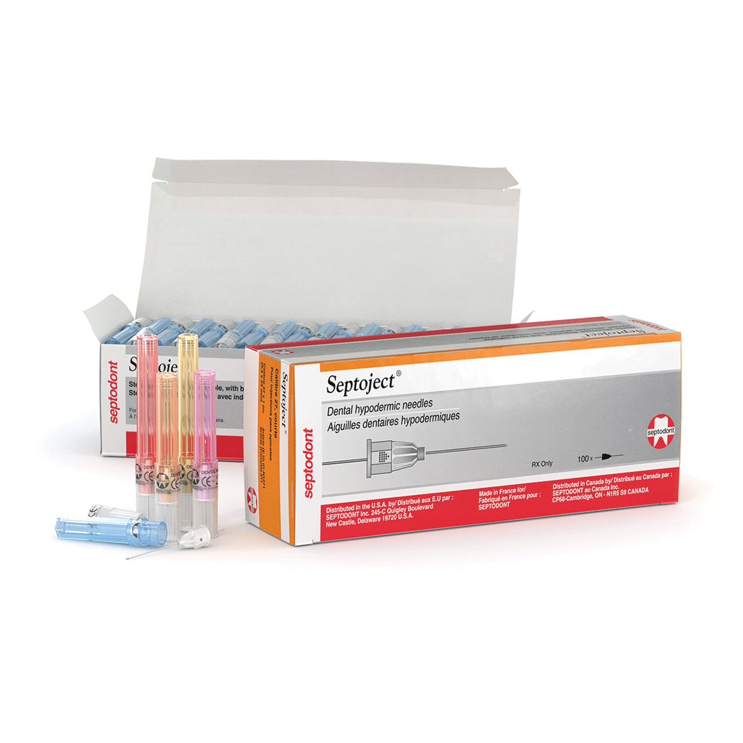 Septoject Dental Hypodermic Needles, Plastic Hub, 27 Gauge, Long, Yellow, 100/Box, 01-N1272 thumbnail 17