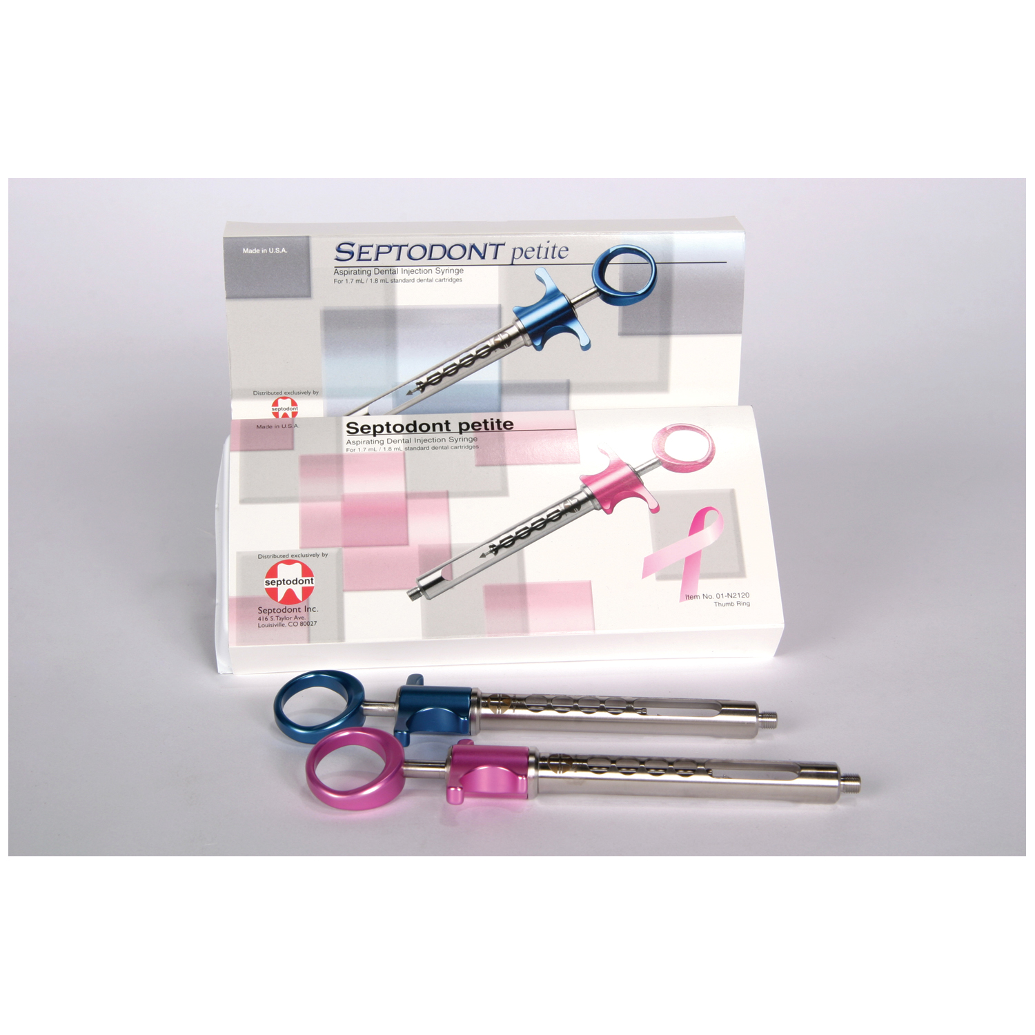 Septodont Petite Aspirating Syringe, Blue, 1.7/1.8 mL Cartridge, 1/Pk, 01-N2100 thumbnail 14