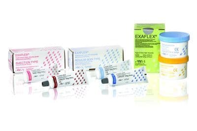 EXAFLEX® Putty VPS Impression Material, Putty Clinic Package, 5 x 500 g Base + 5 x 500 g Catalyst, 138305 thumbnail 9