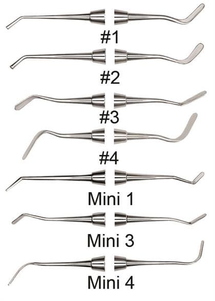 Hu-Friedy Goldstein Flexi-Thin Composite Instrument, Size 1, Double End, #8 ResinEight Handle, CIGFT18 thumbnail 3
