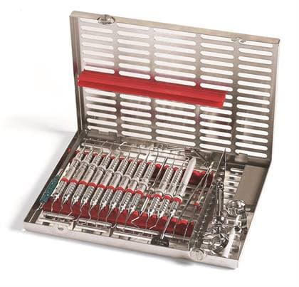 Hu-Friedy IMS Signature Series Large 12-Instrument Cassette with Accessory Area, Yellow, 8" x 11" x 1.25", IM4125 thumbnail 3