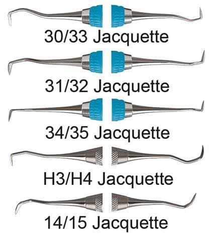 Hu-Friedy Jacquette Sickle Scaler, Double End, 30/33, #2 Octagon Handle, SJ30/33 thumbnail 6