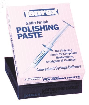 Temrex Satin Finish Polishing Paste, 4 g Syringe, 5/Pk, 5200 thumbnail 11