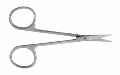 J&J Instruments Iris Scissors, 4.5" Straight, Stainless Steel, 22-1500 thumbnail 6
