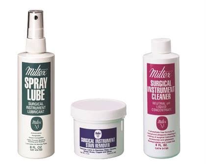Miltex Instrument Care System Kit 3-800, Includes Spray Lube, Cleaner, Stain Remover, Brushes & DVD thumbnail 14
