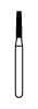 NTI Diamond Bur, FG, Taper Flat End, #846-012, 1.2 mm, Coarse, Green, 5/Pk, C846-012 thumbnail 7