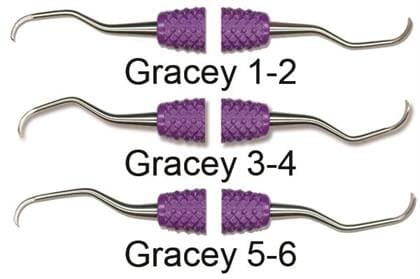 Amazing Gracey 3-4 Double-End Curette, Passionate Purple Resin Handle, R018 thumbnail 8