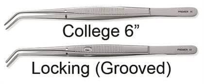 Premier Dental Cotton College Dressing Pliers, 6" (15 cm), Serrated Tips, Non-Locking, Stainless Steel, 1/Pk, #9065081 thumbnail 11