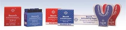 Bausch Arti-Check Articulating Paper Sheets, Micro-Thin 40 Microns, Blue, 100 x 70 mm (2.75" x 4"), 100 Sheets/Box, BK-11 thumbnail 7