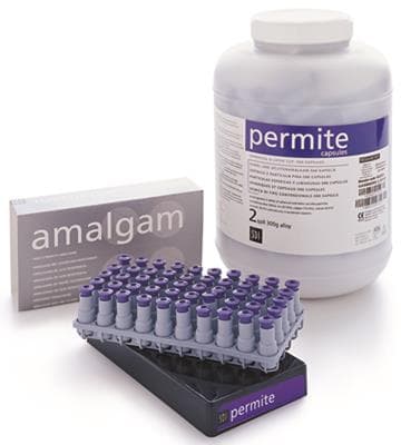 Permite Dispersed Phase Amalgam Capsules, 1 Spill, 400 mg, Regular Set, Pink/Gray, 50/Pk, 4001303 thumbnail 11