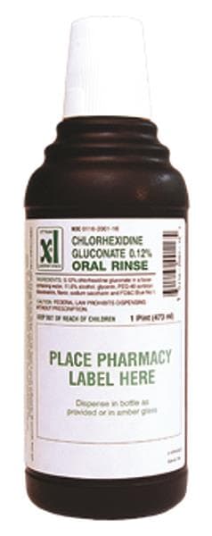 Xttrium Laboratories Chlorhexidine Gluconate 0.12% Oral Rinse, Mint/Peppermint, 16 oz (473 mL) Bottle, 1999PET16 thumbnail 3