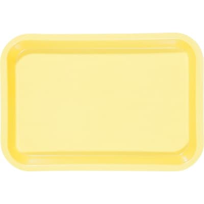 Zirc Mini Flat Set-Up Tray, Neon Yellow, Plastic, 9-3/8" x 6-3/8" x 7/8", 1/Pk, 20Z101O thumbnail 8