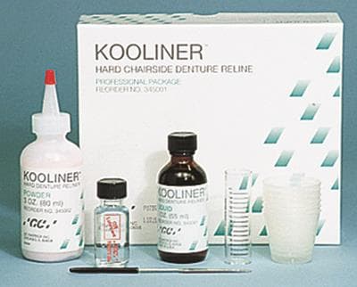 Kooliner Hard Denture Reline Material, Professional Package, 3 oz Powder, 2 oz Liquid, Pink, 345001 thumbnail 20