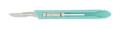 Miltex Disposable Safety Scalpel #10, Sterile, Retractable Stainless Steel Blade, Box of 10 thumbnail 6