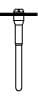 NTI Turbo Crown Cutter Diamond Disc, Double-Sided, Handpiece Shank, Super Coarse, Black, 10.0 mm Diameter, 1.9 mm Thickness, C-10HP, 1/Pkg thumbnail 3