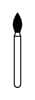 Kerr Zir-Cut Diamond Bur, FG, Z-Grit, Pointed Football, #Z368-023, 2.3 mm Diameter, 5.0 mm Length, Blue Ring, 5/Pkg thumbnail 8