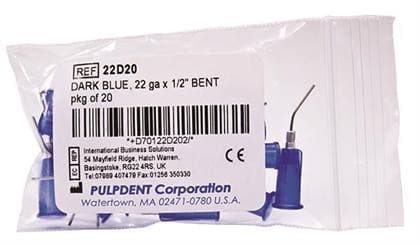 Pulpdent Pre-Bent Syringe Applicator Tips, 23 Gauge, 1/2", Red, Luer Lock, 100/Pk, 23R100 thumbnail 15