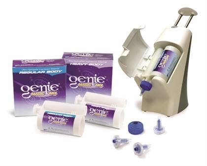 Genie Magic Mix VPS Impression Material, Heavy Body, Rapid Set, Berry Flavor, Purple, 380 mL Cartridge Kit with 10 Mixing Tips & Bayonet Ring, 78810 thumbnail 9