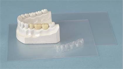 Pro-Form Temporary Crown & Bridge Material, 5" x 5", 0.020" (0.50 mm), Clear, 25 Sheets/Pk, 9613720 thumbnail 6