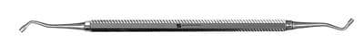 J&J Instruments #1/2 Black Amalgam Plugger/Condenser, Serrated, Double End, Standard Handle, 01-220 thumbnail 3